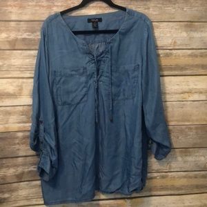 Style and color Jean tunic